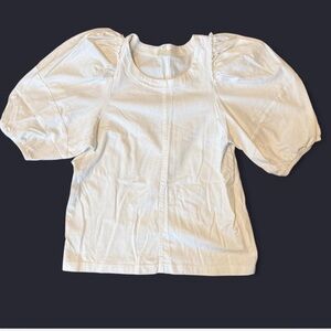 Madewell Puff Sleeve Tee - Size Small